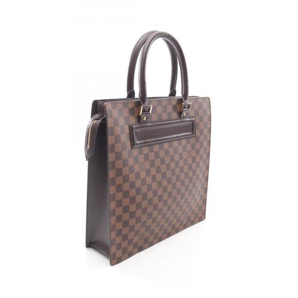 LOUIS VUITTON Brown Damier Leather Tote Bag - Picture 2 of 8